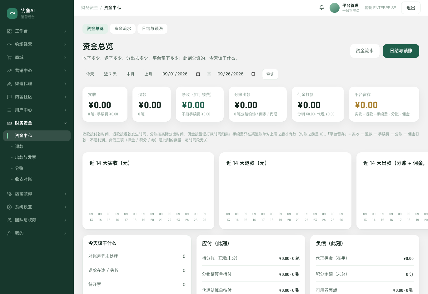 资金总览截图