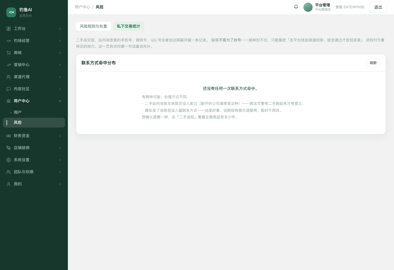 私下交易统计截图