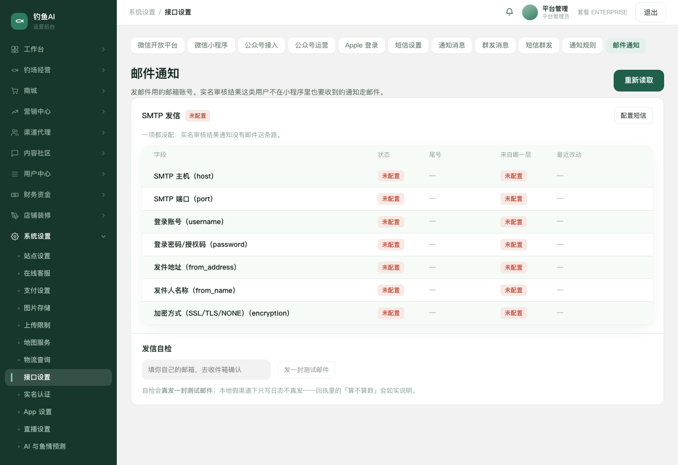 邮件通知截图
